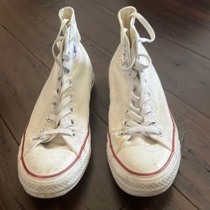 White converse high top